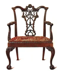 Mahagóni szalagos háttámla, 1906