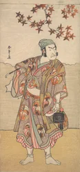 Az első Nakamura Nakazo Shimada no Hachizo szerepében, 1783.