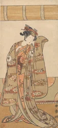 A negyedik Iwai Hanshiro mint nő, 1773 vagy 1774.