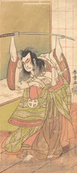 A harmadik Otani Hiroji, mint Daimyo az Engawán, kb. 1771.