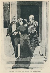 A komornyik és a lakáj kidobta, 1892