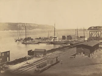 Palisades, Hudson folyó, Yonkers dokkok
