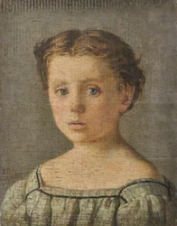 Gyermekportré, 1864-65 körül (olaj, karton)