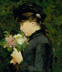 Eleonora Tommasi portréja, 1884-85 körül (olaj, vászon)