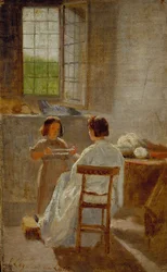 Munkásképzés, 1863 körül (olaj, vászon)