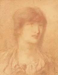 Egy fiatal lány feje, 1890