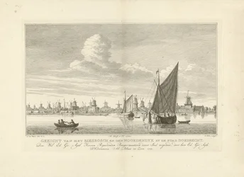 Kilátás a Biesboschra és a Noordendijkre Dordrecht közelében Kilátás a Biesboschra és a den Noordendykre Dordrecht városánál (cím a tárgyon)