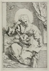 Madonna és a gyermek pintyvel