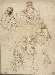Vázlatok a Szűzről és a Gyermekről, valamint a Szent Családról, 1642-48