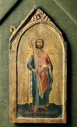 Szent László portréja, Simone Martini, temperó fa 1326 körül
