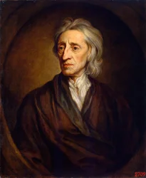 John Locke orvos és filozófus portréja, 1632-1704, 1697.