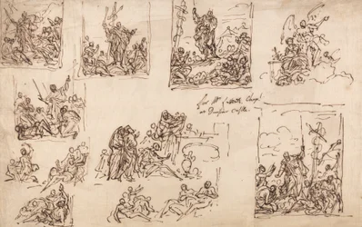 Mózes és a réz kígyó – A Dunster kastély kápolnájának terve