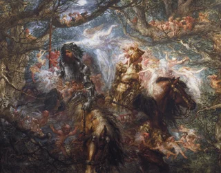 "Az elvarázsolt erdő", 1886.