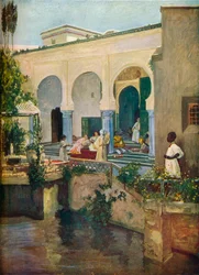 Egy mór hárem belseje, 1907