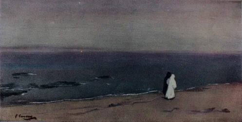 Tengerpart, Holdfény, c1908