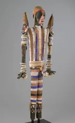 Rambaramp Effigy figura, készült Malakulában, Vanuatuban