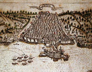 Algír (toll, tinta és akvarell papíron) (268751 részlet)