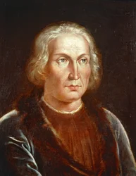 Christopher Columbus, discoverer ... (festmény vászonra)