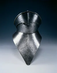 Gótikus bevor, 1480 körül (acél)