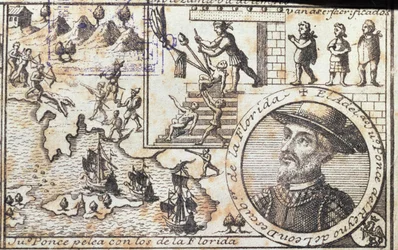 Juan Ponce Florida bennszülötteivel küzd