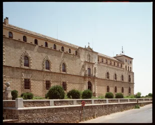 Reneszánsz művészet: kilátás a Hospital de Tavera-ra (Tavera Hospital) 16. századi Toledo, Spanyolország (Kilátás a Hospital de Tavera-ra