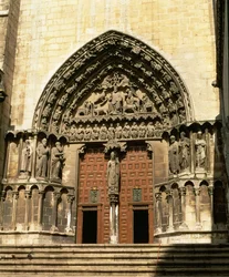 A Portada del Sarmental, déli kereszthajó, 1235 körül
