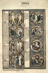 The Toledo Bible Moralisee f.7v