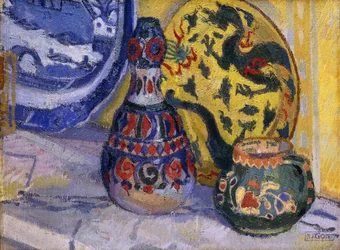 Csendélet keleti figurákkal, 1913