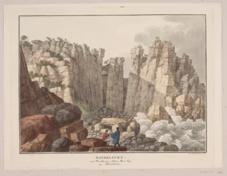 Randkleven a tengerparton, Bornholm Østermarie plébániájában