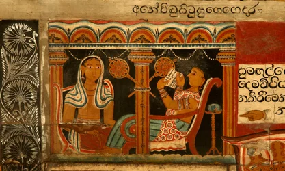 Falfestés a Subodharama Templom Képházában, Dehiwala (falfestmény)
