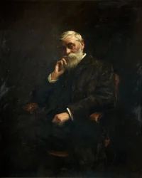 Alderman G J Johnson portréja 1826-1912, 1895.