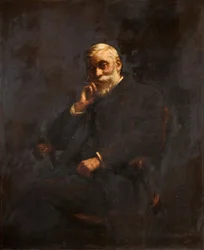 Alderman G J Johnson portréja 1826-1912, 1895.