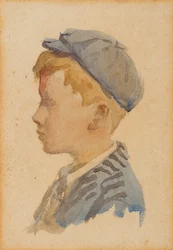 Alec portréja, 1904 körül (akvarell, papír)