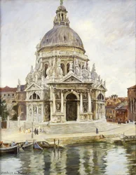 Santa Maria della Salute (olaj, vászon)