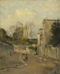 Montmartre, a rue Cortot, 1872-76 körül