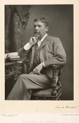 George du Maurier (1834-96), művész, karikaturista és regényíró, portréfotó