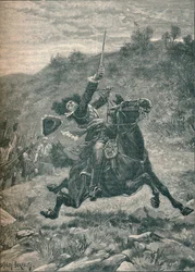 Dundee vikomt utolsó rohama a killiecrankie-i csatában, Skóciában, 1689 1905