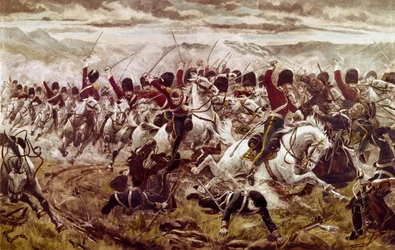 ?Scarlett 300-as rohama vagy Heavy Brigade Balaclavánál 1854. október 25.?, 1890 körül
