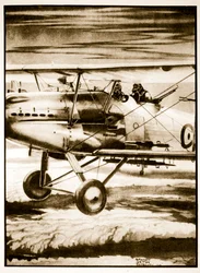 Magas szórólapok, illusztráció John Hamilton „Flying Memories” című művéből