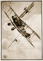 The Bristol Fighter, illusztráció John Hamilton „Flying Memories” című művéből