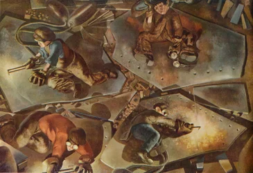 "Building on the Clyde: Burners", 1940