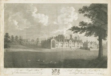 Blithfield Hall: metszet, és [XVIII. század]