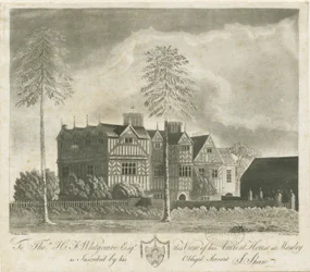 Bushbury – Moseley Old Hall: akvatinta metszet, és [XVIII. század]