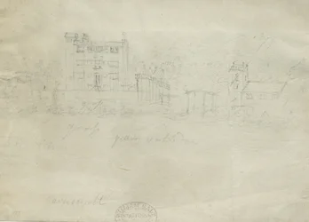 Caverswall kastély: ceruzarajz, nd [c 1800] (rajz)