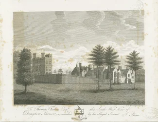 Drayton Bassett - "Drayton Manor": metszet, nd [1795]
