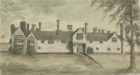 Drayton Bassett - "Drayton Manor": akvarell festmény, nd [1789]