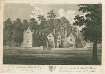 Norton Canes – Little Wyrley Hall: metszet, nd [1762-1802] (nyomtatott)