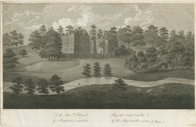 Prestwood Hall: metszet, nd [1762-1802] (nyomtatás)