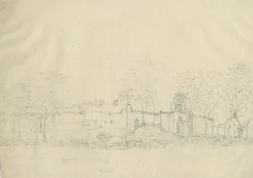 Rushall kastély/Hall: ceruzarajz, nd [1762-1802] (rajz)