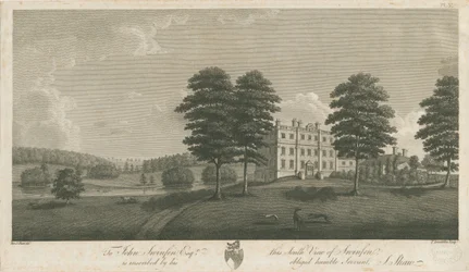 Swinfen Hall: metszet, nd [1762-1798] (nyomtatás)